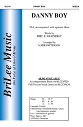 Danny Boy SSA choral sheet music cover